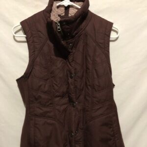 Prana brown vest sz Medium